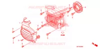 VENTILATEUR ET COUVERCLE DE RADIATEUR pour Honda 50 JAZZ SPECIAL de 2009
