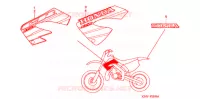 AUTOCOLLANTS pour Honda CR 125 R de 2001