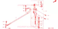 MAITRE CYLINDRE DE FREIN ARRIERE pour Honda CR 250 R de 2005