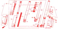 FOURCHE pour Honda CR 250 R de 2006