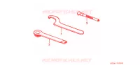 OUTIL pour Honda CR 250 R de 1992