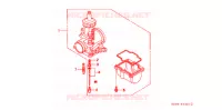 PIECES DE CARBURATEUR pour Honda CR 250 R de 1995