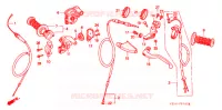 LEVIER DE GUIDON pour Honda CR 250 R de 1999