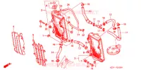 RADIATEUR pour Honda CR 250 R de 2000