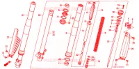 FOURCHE pour Honda CR 85 R de 2006