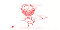 CYLINDRE pour Honda CRF 125 F de 2016