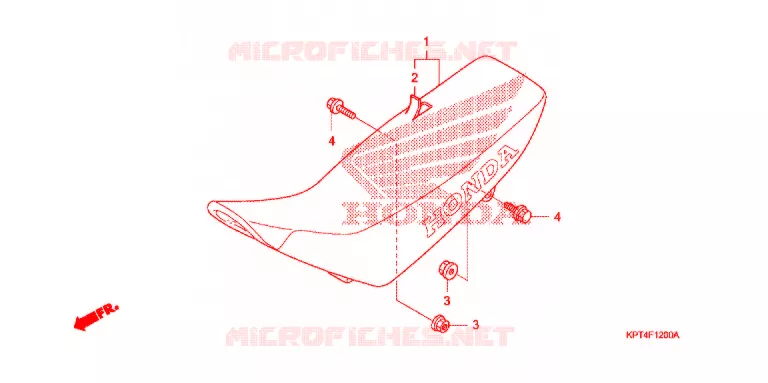 SELLE Honda MOTO 150 CRF 2006  CRF150F6