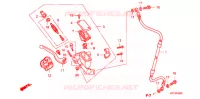 MAITRE CYLINDRE DE FREIN AVANT pour Honda CRF 150 F de 2009