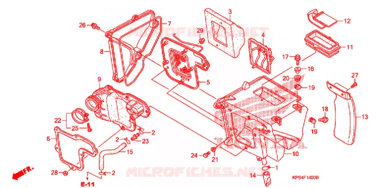 FILTRE A AIR Honda MOTO 230 CRF 2003  CRF230F3