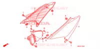 COUVERCLES LATERAUX pour Honda CRF 230 F de 2008