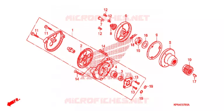 POMPE A HUILE Honda MOTO 230 CRF 2009  CRF230F9