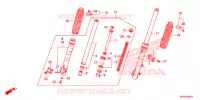 FOURCHE pour Honda CRF 230 F de 2013