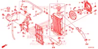 RADIATEUR pour Honda CRF 250 L RED de 2013