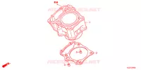 CYLINDRE pour Honda CRF 250 L de 2014