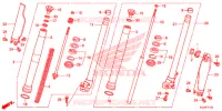 FOURCHE pour Honda CRF 250 L RED de 2014