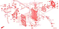 RADIATEUR pour Honda CRF 250 L RED de 2015