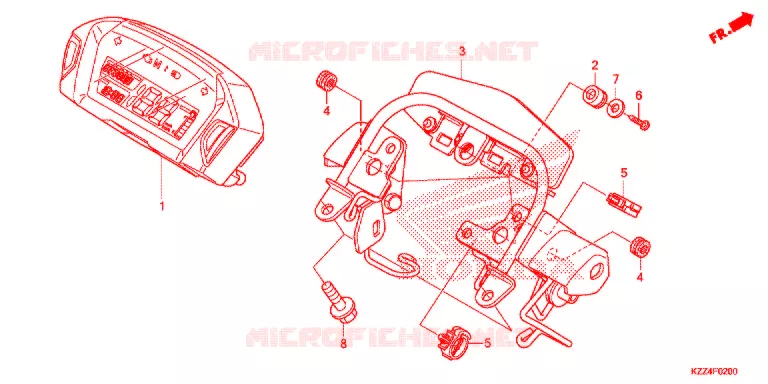 COMPTEUR Honda MOTO 250 CRF 2015  CRF250LF