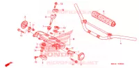GUIDON   TE DE FOURCHE pour Honda CRF 250 X de 2011