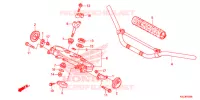 GUIDON   TE DE FOURCHE pour Honda CRF 250 X de 2013