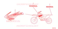 AUTOCOLLANTS pour Honda CRF 250 X de 2015