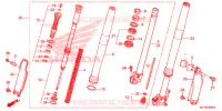 FOURCHE pour Honda CRF 250 X de 2018