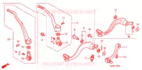 PEDALE   KICK pour Honda CRF 450 R de 2005