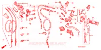LEVIER DE GUIDON   CABLE   COMMODO (CRF450R'04 '08) pour Honda CRF 450 R de 2006