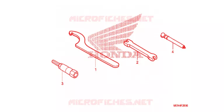 OUTIL Honda MOTO 450 CRF 2009  CRF450R9