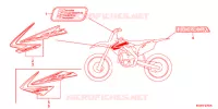 AUTOCOLLANTS pour Honda CRF 450 R de 2010