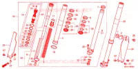FOURCHE pour Honda CRF 450 R de 2012