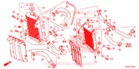 RADIATEUR pour Honda CRF 450 R de 2014