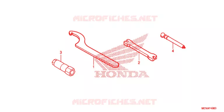 OUTIL Honda MOTO 450 CRF 2014  CRF450RE