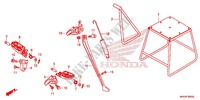 REPOSE PIED   BEQUILLE pour Honda CRF 450 RX ENDURO de 2017
