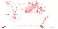 PEDALE   KICK pour Honda CRF 450 X de 2012