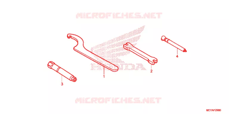 OUTIL Honda MOTO 450 CRF 2017  CRF450XH