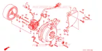 ALTERNATEUR (1) pour Honda CT 110 TRAIL de 1993