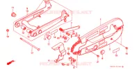 BRAS OSCILLANT (2) pour Honda CT 110 TRAIL de 1993