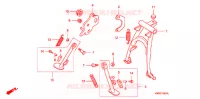 BEQUILLE pour Honda CT 110 TRAIL de 2002