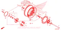 ROUE ARRIERE pour Honda CTX 1300 ABS de 2014