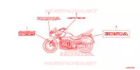 AUTOCOLLANTS pour Honda CTX 1300 ABS de 2014