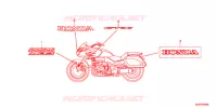 AUTOCOLLANTS pour Honda CTX 1300 ABS de 2014