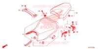 SELLE pour Honda CB 500 F ABS de 2017