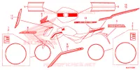 AUTOCOLLANTS pour Honda CB 500 F ABS de 2017