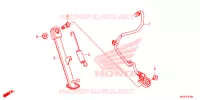 BEQUILLE LATERALE pour Honda CB 500 F ABS de 2017