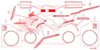 AUTOCOLLANTS pour Honda CB 500 F de 2017