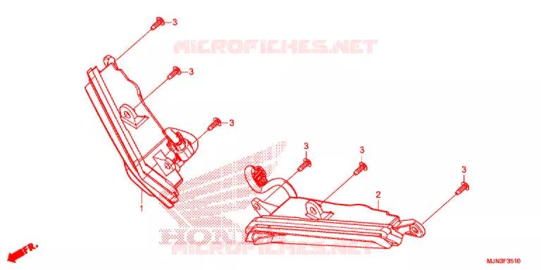 CLIGNOTANT AVANT Honda MOTO 1300 CTX 2016  CTX1300AG