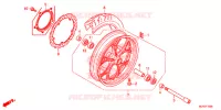 ROUE AVANT pour Honda CTX 700 N ABS de 2016