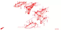 COUVERCLES LATERAUX pour Honda CTX 700 N DCT ABS de 2016