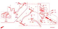 MAITRE CYLINDRE DE FREIN ARRIERE (FJS400A/D/FJS600A/D5 8) pour Honda SILVER WING 400 ABS de 2008