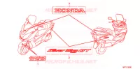 AUTOCOLLANTS pour Honda SILVER WING 400 GT ABS de 2012
